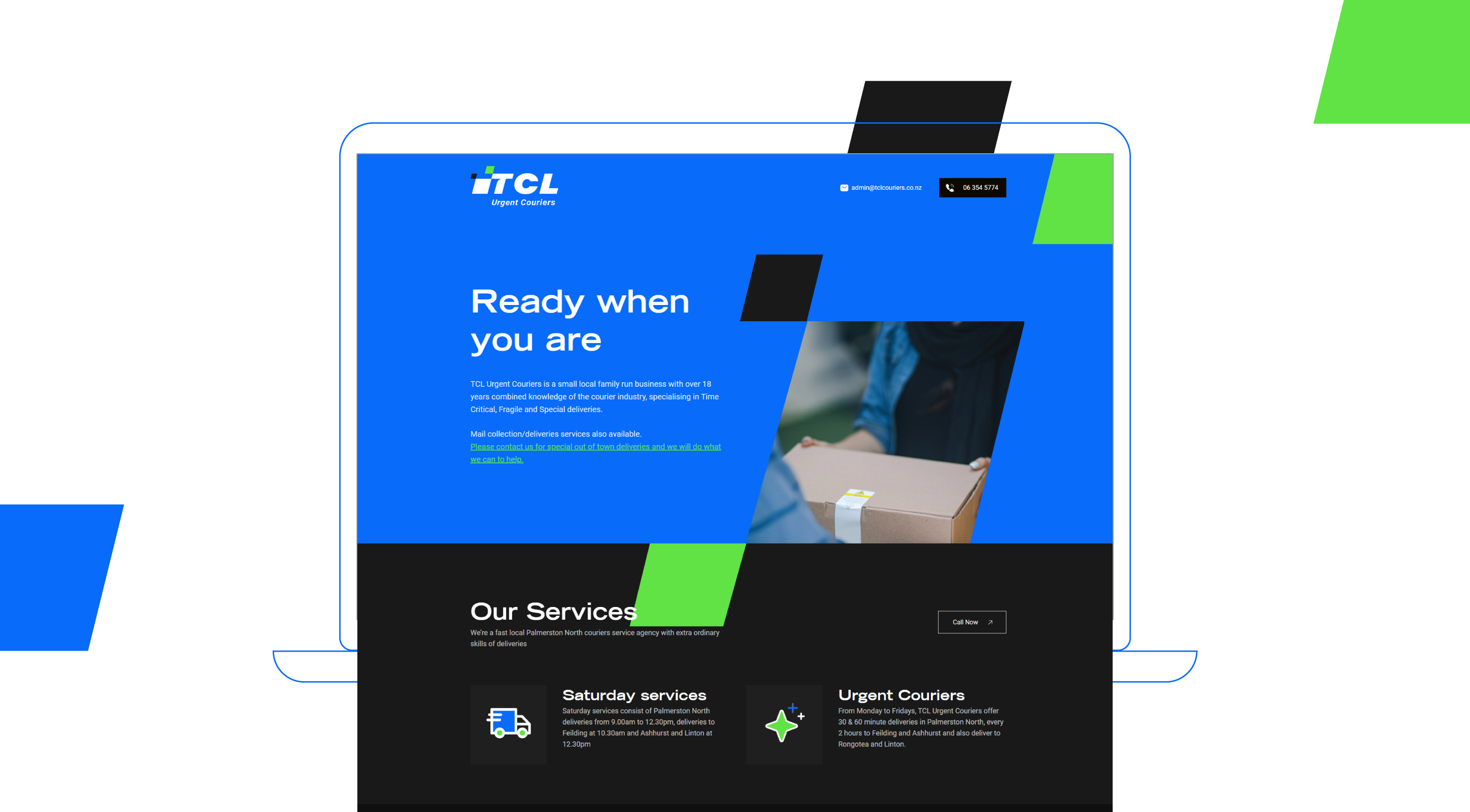 TCL Landing Page Brand Identity 1