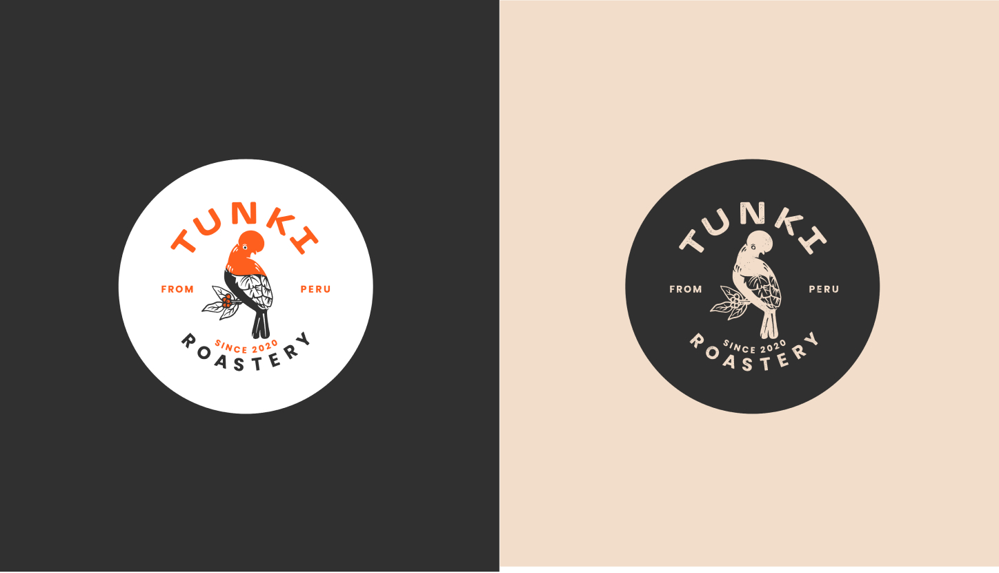Tunki Roastery Logo Presentation 5